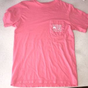 Southern Fried Cotton Pink short sleeve tee,size S